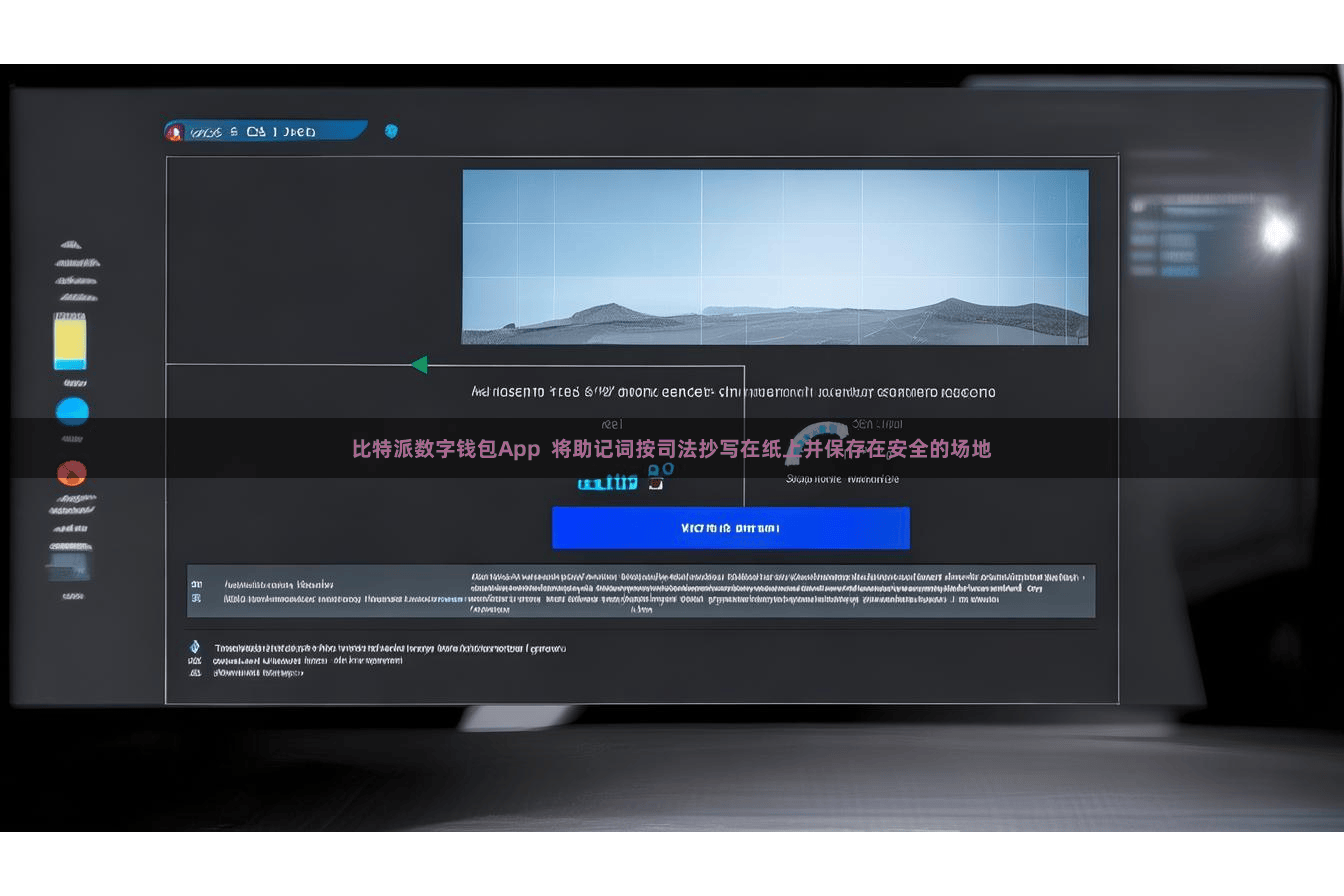 比特派数字钱包App 将助记词按司法抄写在纸上并保存在安全的场地