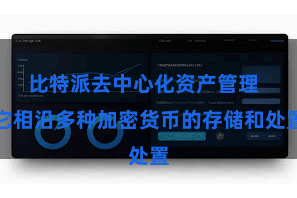 比特派去中心化资产管理 它相沿多种加密货币的存储和处置