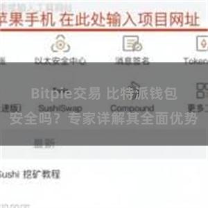 Bitpie交易 比特派钱包安全吗？专家详解其全面优势