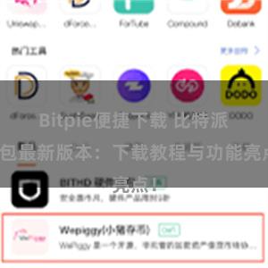 Bitpie便捷下载 比特派钱包最新版本：下载教程与功能亮点！