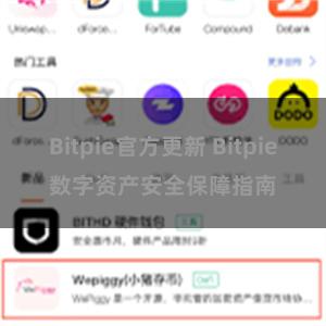 Bitpie官方更新 Bitpie数字资产安全保障指南