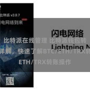 比特派在线管理 比特派钱包转账教程详解，快速了解BTC/ETH/TRX转账操作