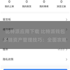 比特派应用下载 比特派钱包多链资产管理技巧：全面攻略