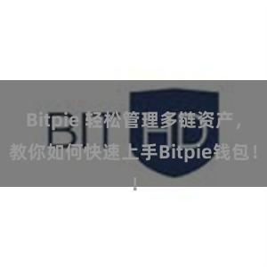 Bitpie 轻松管理多链资产，教你如何快速上手Bitpie钱包！