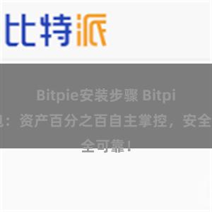 Bitpie安装步骤 Bitpie钱包：资产百分之百自主掌控，安全可靠！