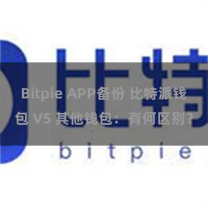 Bitpie APP备份 比特派钱包 VS 其他钱包：有何区别？