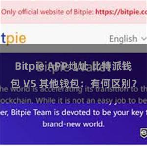 Bitpie APP地址 比特派钱包 VS 其他钱包：有何区别？