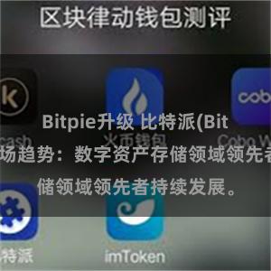 Bitpie升级 比特派(Bitpie)钱包市场趋势：数字资产存储领域领先者持续发展。