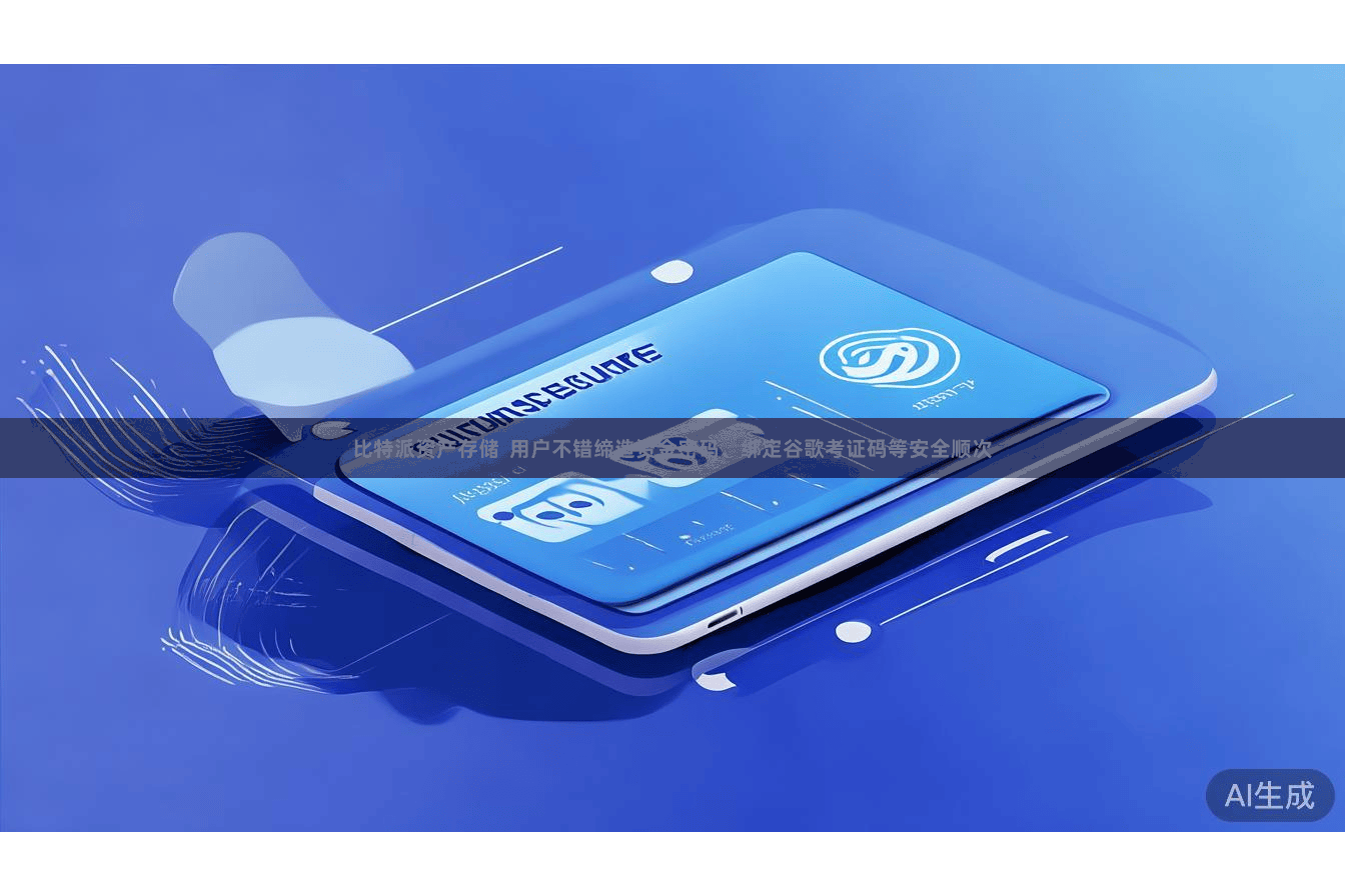 比特派资产存储  用户不错缔造资金密码、绑定谷歌考证码等安全顺次
